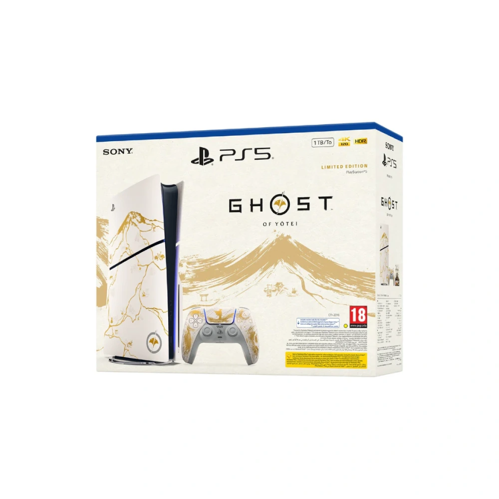 PS5 Slim Disc Edition – PS5 Ghost of Yōtei Golden Limited Edition